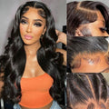 13X6 HD Body Wave Lace Front Wigs Human Hair 30Inch Pre Plucked Glueless Wigs Human Hair Pre Plucked with Baby Hair Brazilian Virgin Human Hair Lace Front Wigs