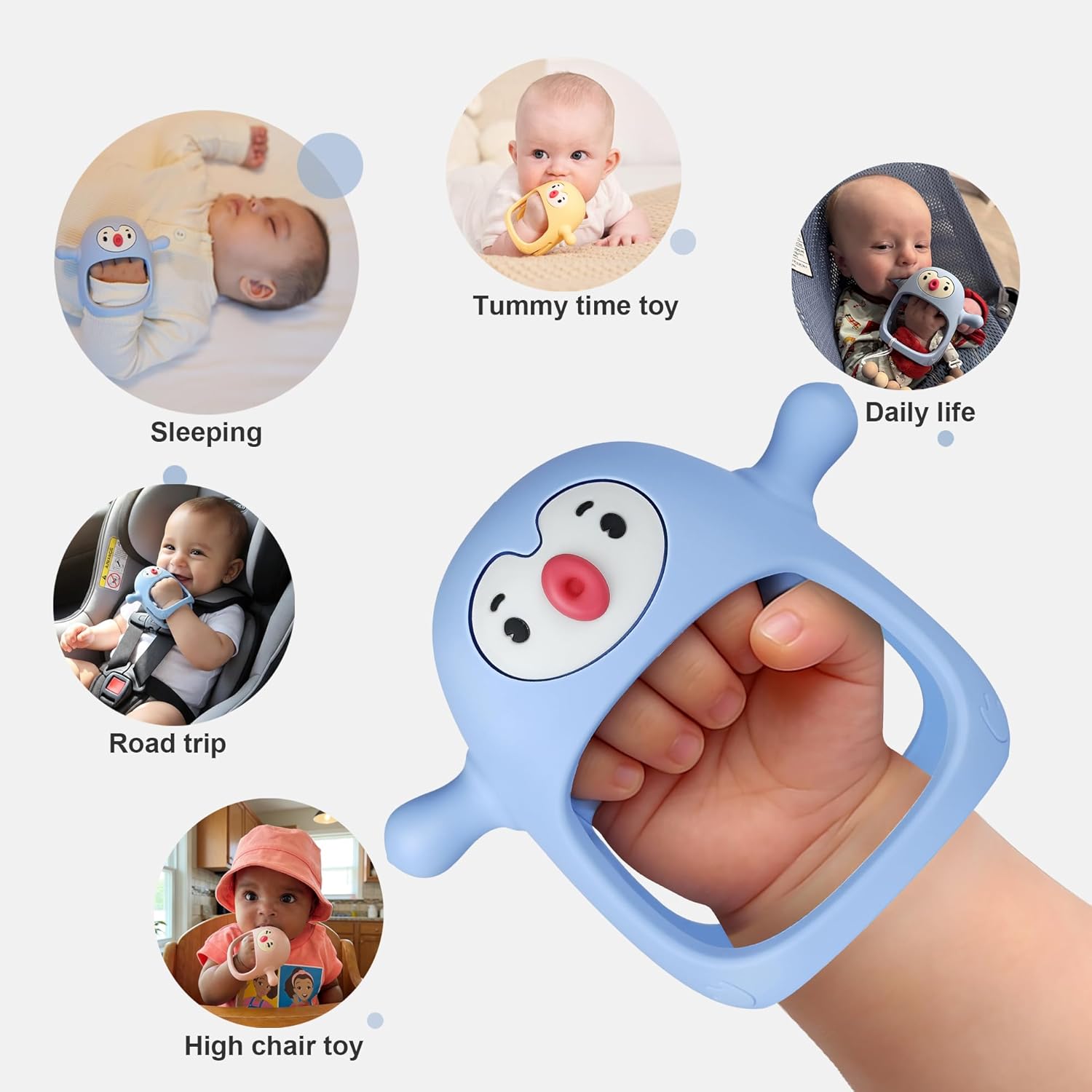 Penguin Baby Teether Set