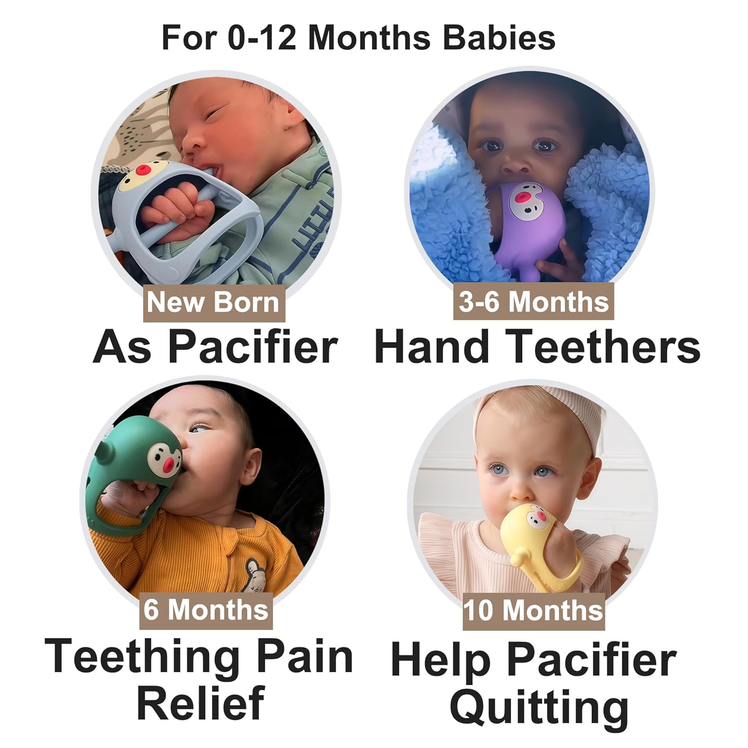 Penguin Baby Teether Set