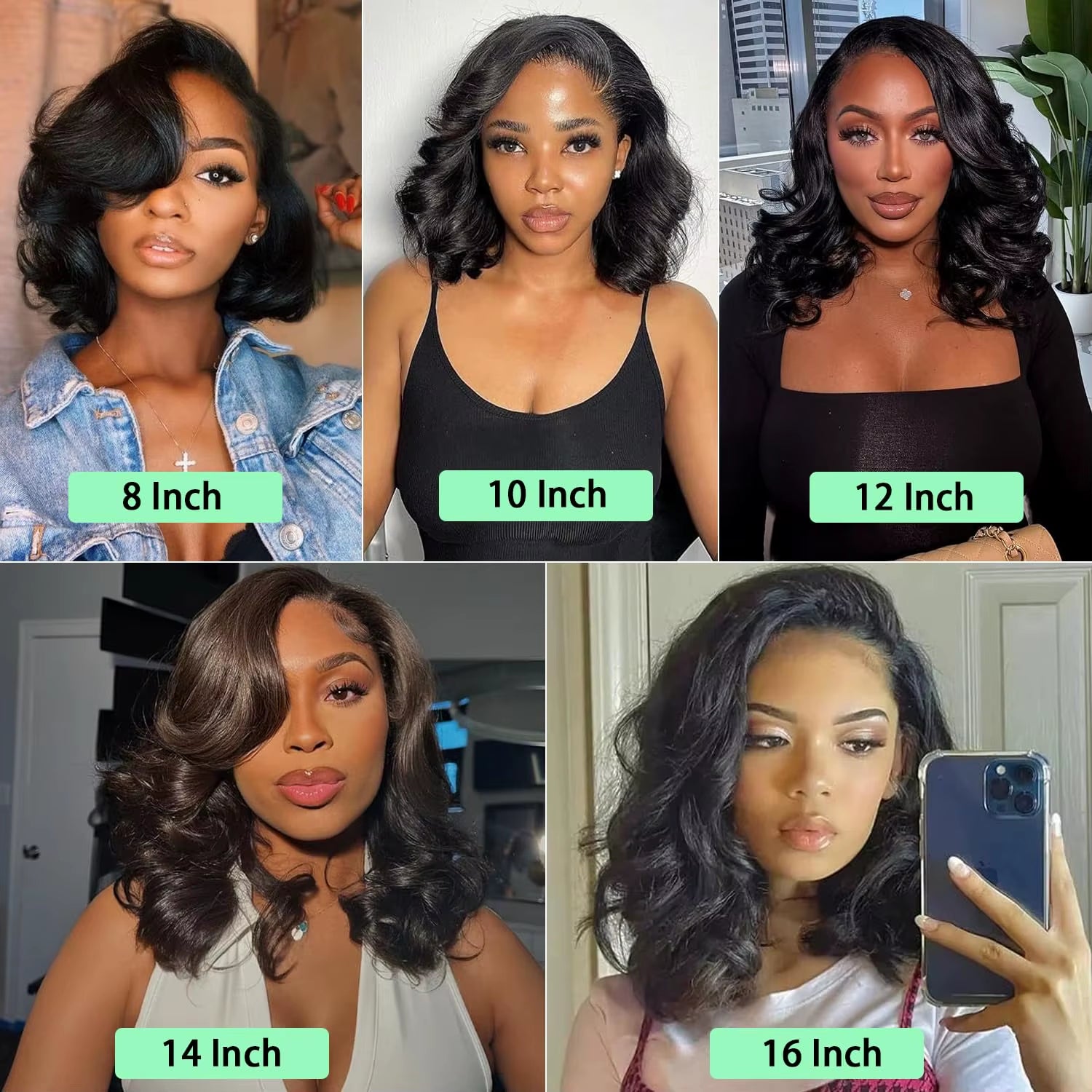 Body Wave Short Bob 13X6 Transparent Lace Front Human Hairwigs 13X4 HD Pre Plucked Lace Frontal Wig for Women 200%