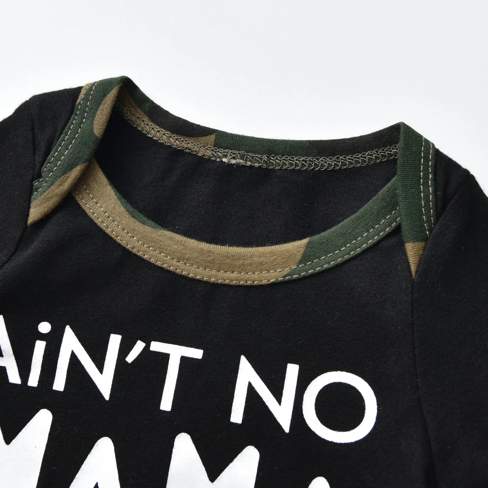 Unisex Cozy Camouflage Baby Outfit Set