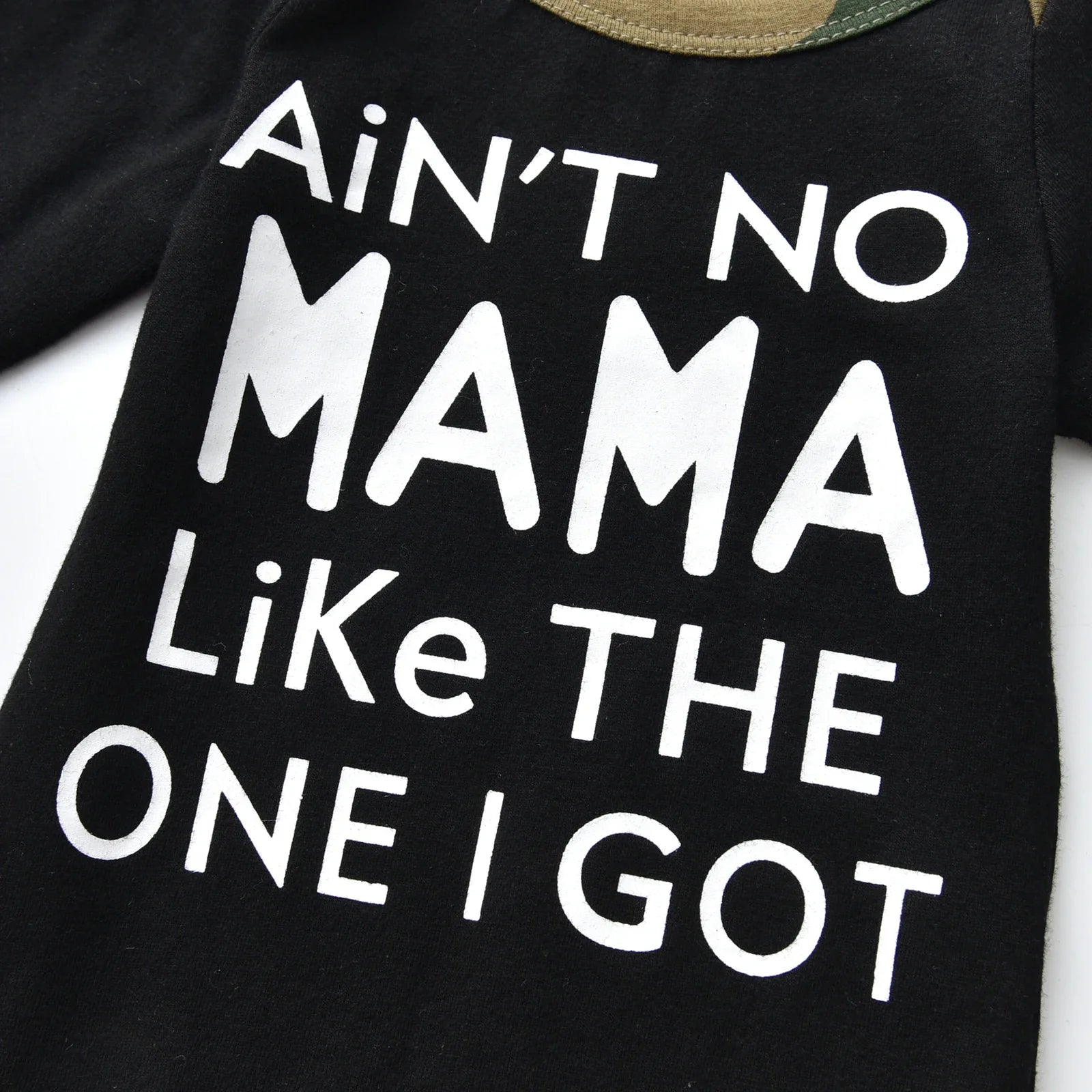 Unisex Cozy Camouflage Baby Outfit Set