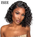 Water Wave Bob Human Hair Wigs Brazilian Water Wave Bob Wigs  HAIR 4X4 Lace Closure Wigs Short Bob Lace Front Wigs for Women